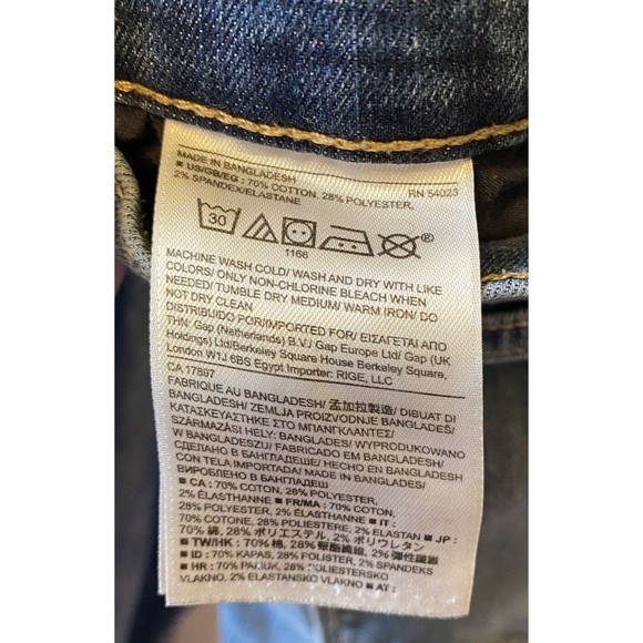 Banana Republic Jeans Size 6/28 Women Skinny Fit Blue Med Wash Denim Distressed - Picture 9 of 10